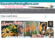 Tablet Screenshot of decorativepaintingstore.com